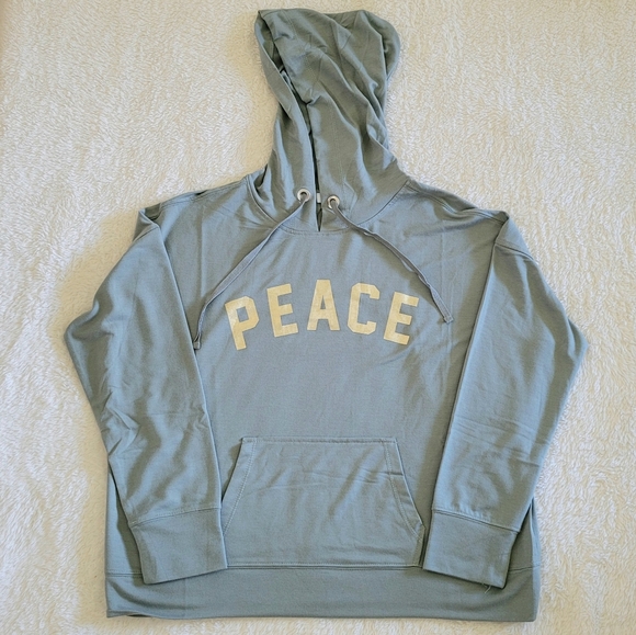 Workshop Republic Clothing Tops - Workshop Republic Clothing "PEACE"☮ Hoodie - NWT